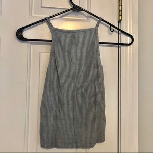 Don’t Ask Why Blue High-Neck Tank